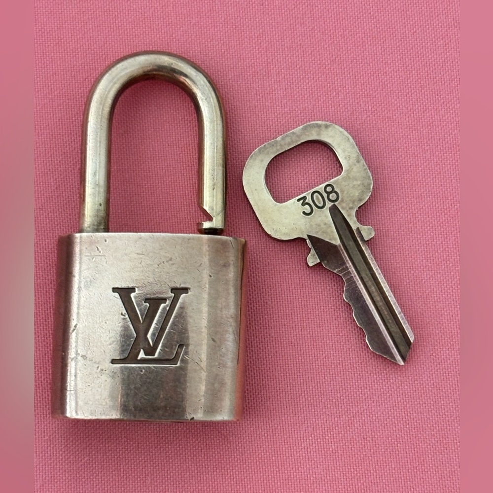 Louis Vuitton Gold Lock with Key